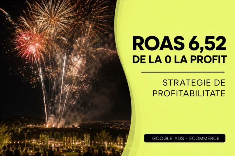 Studiu de Caz: De la 0 la ROAS 6.52 pentru Exploziv Show – Strategie bazată pe Profitabilitate
