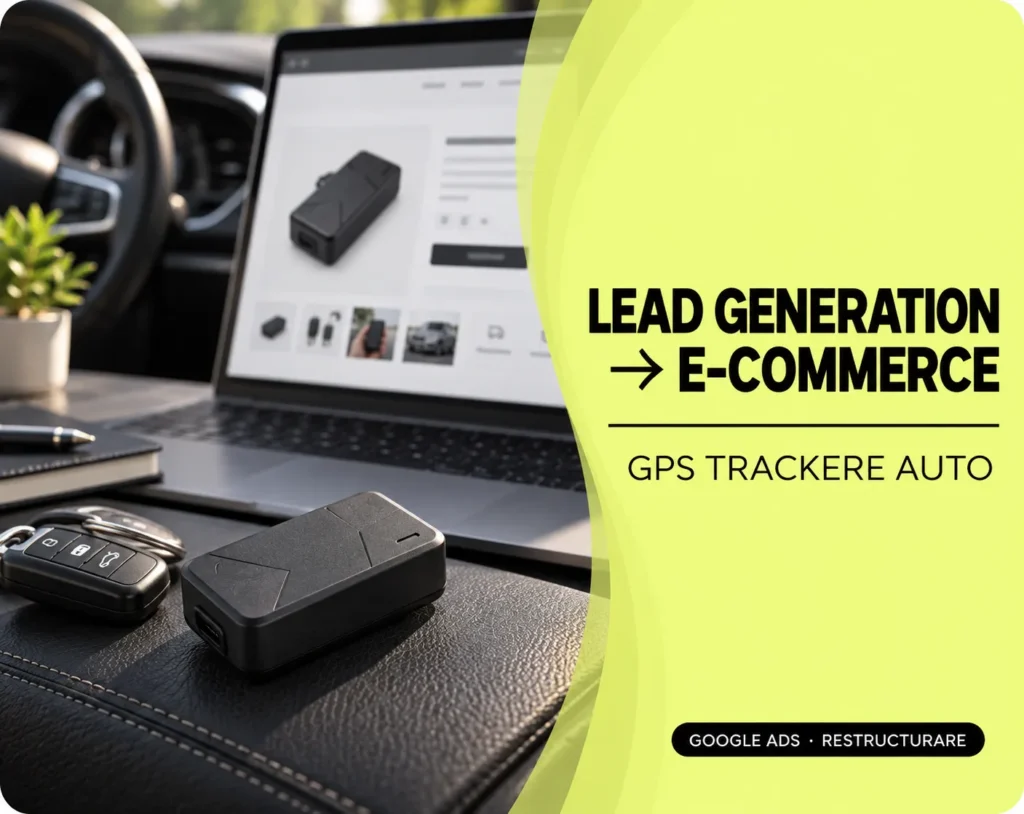 De la Lead Generation la E-commerce: Cum Am Restructurat Complet Google Ads pentru un Magazin de GPS Trackere Auto din Timișoara