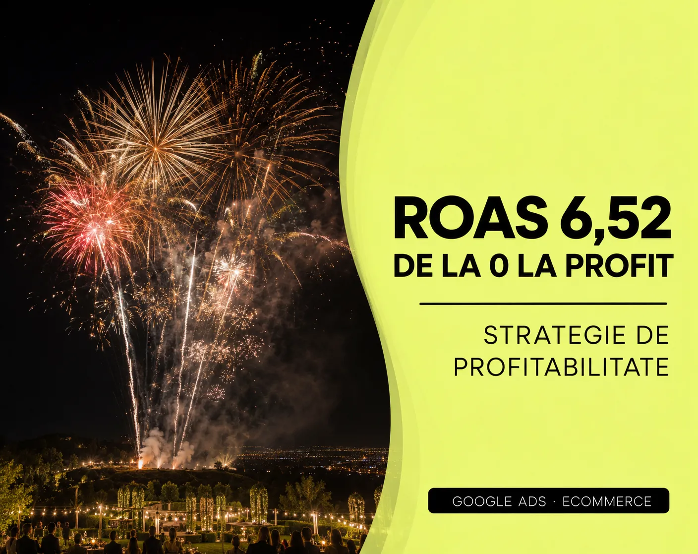 Studiu de Caz: De la 0 la ROAS 6.52 pentru Exploziv Show – Strategie bazată pe Profitabilitate​