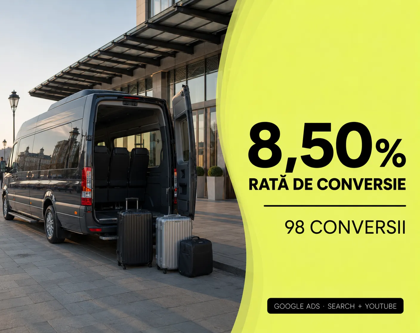 Studiu de Caz: Rată de conversie 8,50% pe o nișă de competiție ridicată​